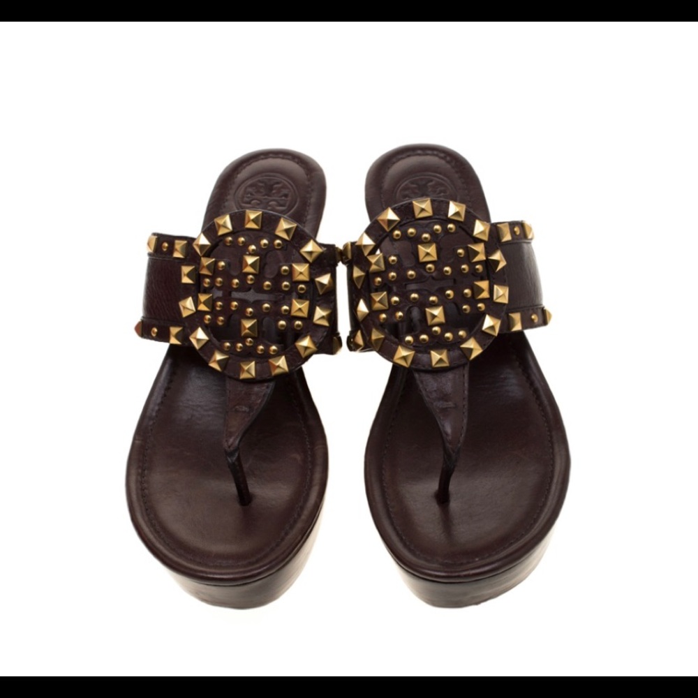 Tory burch marissa studded wedge